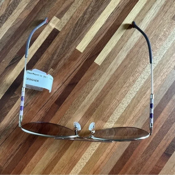 NWT Carolina Herrera Aviator Sunglasses with case - Picture 5 of 8